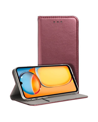 Capa Flip Cover COOL para Xiaomi Redmi 13C / 13C 5G / Poco C65 Burgundy
