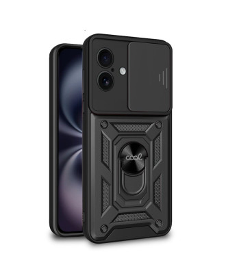 Capa COOL para iPhone 16 Hard Ring Preto