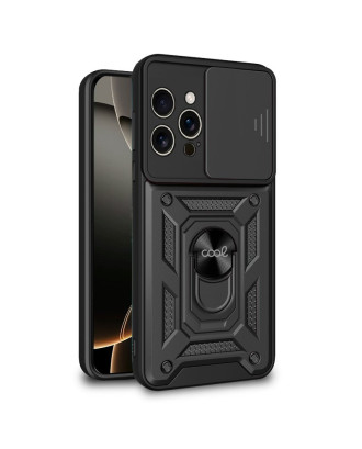 Capa COOL para iPhone 16 Pro Hard Ring Preto