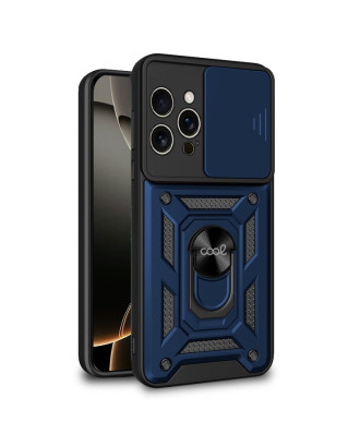 Capa COOL para iPhone 16 Pro Hard Ring Marinho
