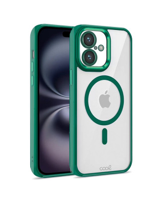 Capa COOL para iPhone 16 Magnética Borde Verde