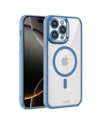 Capa COOL para iPhone 16 Pro Magnética Borde Celeste