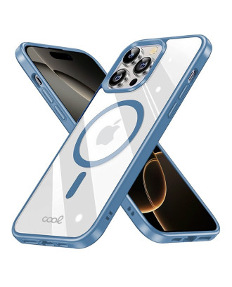 Capa COOL para iPhone 16 Pro Magnética Borde Celeste