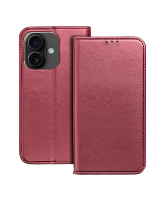 Capa Flip Cover COOL para iPhone 16 Burgundy