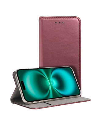 Capa Flip Cover COOL para iPhone 16 Plus Burgundy