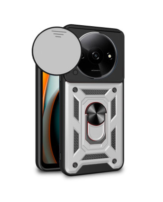 Capa COOL para Xiaomi Redmi A3 Hard Ring Prata