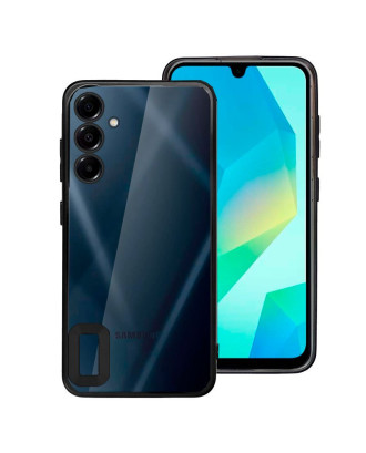 Capa COOL para Samsung A165 Galaxy A16 / A16 5G Borde Metálico (Preto)