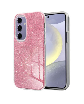 Capa COOL para Samsung S921 Galaxy S24 / S25 Glitter Rosa