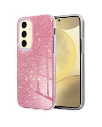 Capa COOL para Samsung S926 Galaxy S24 Plus / S25 Plus Glitter Rosa