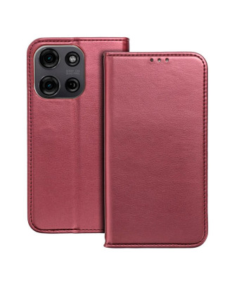 Capa Flip Cover COOL para Motorola Moto G75 5G Burgundy