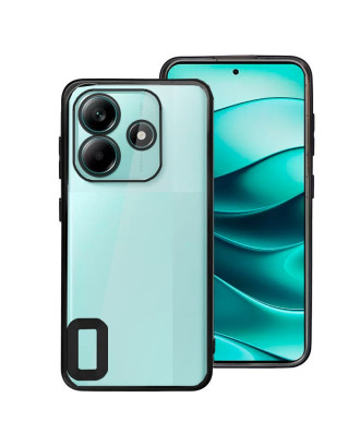 Capa COOL para Xiaomi Redmi Note 14 5G Borde Metálico (Preto)