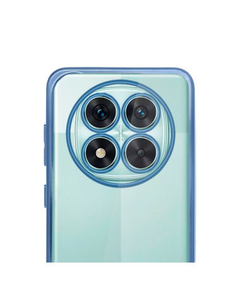 Capa COOL para Xiaomi Redmi Note 14 Pro 5G / Note 14 Pro Plus 5G / Poco X7 Borde Metálico (Azul)