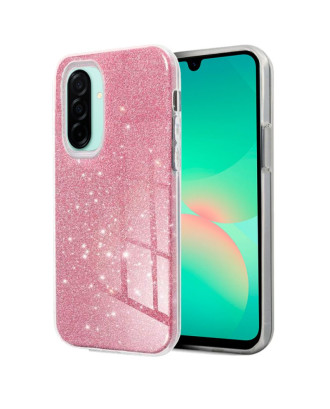 Capa COOL para Samsung A266 Galaxy A26 5G / A17 / A17 5G Glitter Rosa
