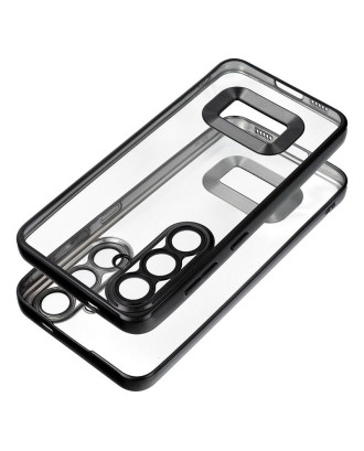 Capa COOL para Samsung A566 Galaxy A56 5G Borde Metálico (Preto)