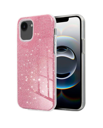 Capa COOL para iPhone 16e / 17e Glitter Rosa