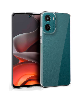 Capa de silicone COOL para Motorola Moto G05 / G15 (transparente)