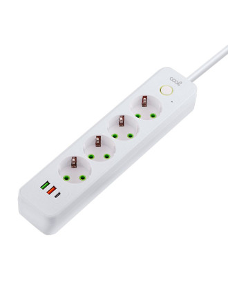 Carregador Universal Multiportas COOL (7 Portas) Branco