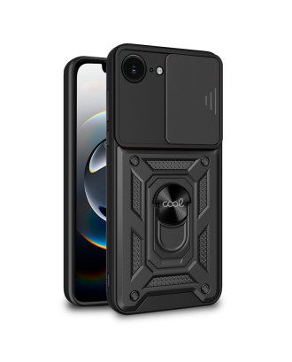 Capa COOL para iPhone 16e / 17e Hard Ring Preto