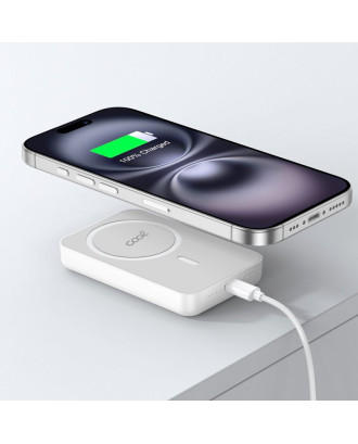 Bateria Externa Universal Power Bank 10.000 mAh Magnetic COOL Branco