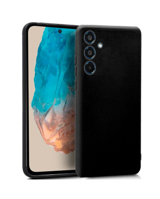 Capa de silicone COOL para Samsung M356 Galaxy M35 5G (preta)