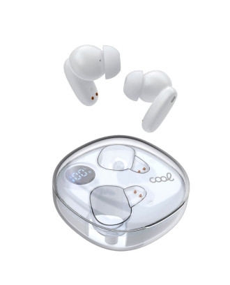 Auscultadores Estéreo Bluetooth COOL Fun Branco