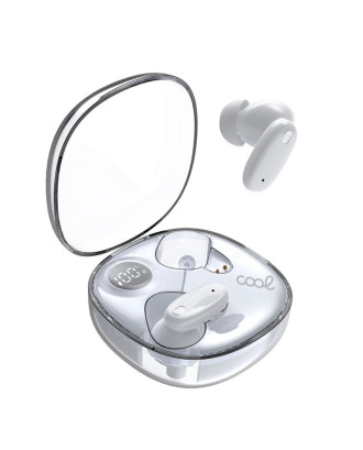 Auscultadores Estéreo Bluetooth COOL Fun Branco