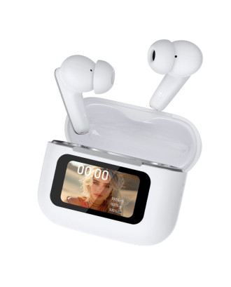 Auscultadores Estéreo Bluetooth TWS COOL Iria AI (ANC, Tradução, IA) Branco