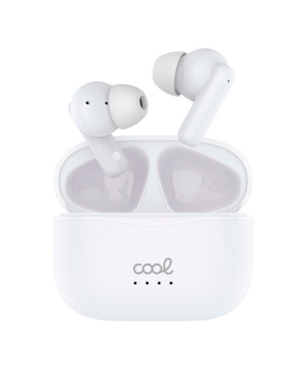 Auscultadores Estéreo Bluetooth COOL Bound Branco