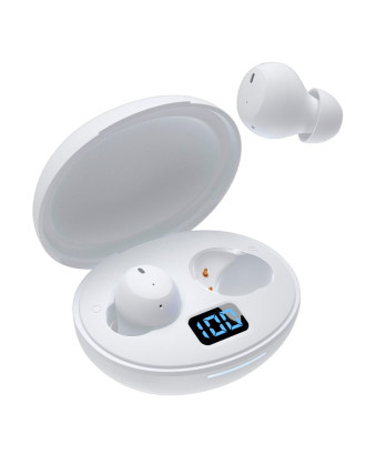 Auscultadores estéreo Bluetooth ANC COOL Pocket Branco