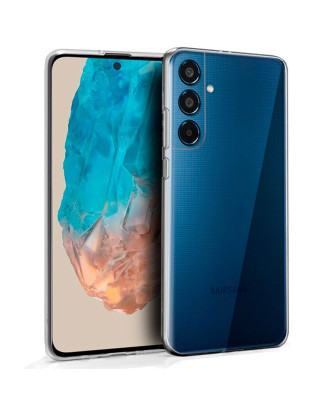 Capa de silicone COOL para Samsung M356 Galaxy M35 5G (transparente)