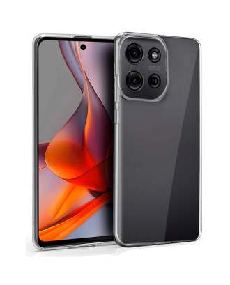 Capa de silicone COOL para Motorola Moto G75 5G (transparente)