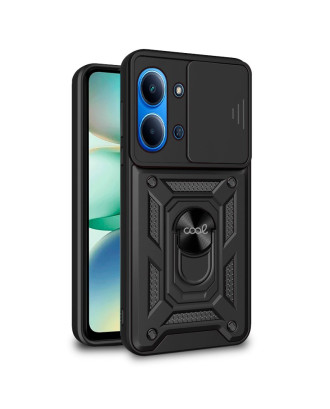 Capa COOL para Xiaomi Redmi 15C / 15C 5G / Poco C85 Hard Ring Preto