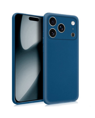 Capa de silicone COOL para iPhone 17 Pro (Azul)