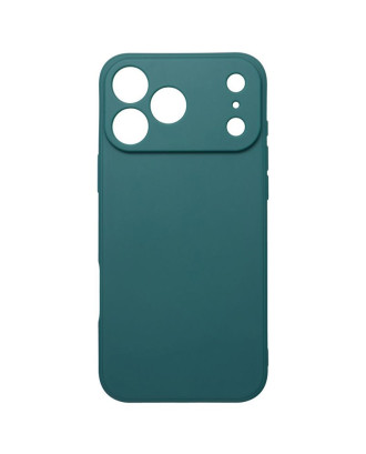 Capa de silicone COOL para iPhone 17 Pro Max (Verde)