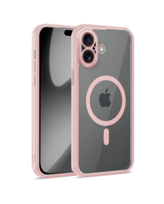 Capa COOL para iPhone 17 Magnética Borde Rosa