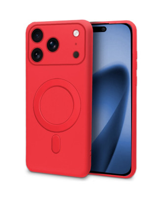 Capa COOL para iPhone 17 Pro Max Magnética Cover Vermelho