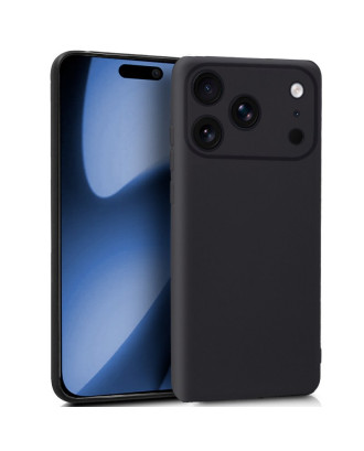 Capa de silicone COOL para iPhone 17 Pro Max (Preto)