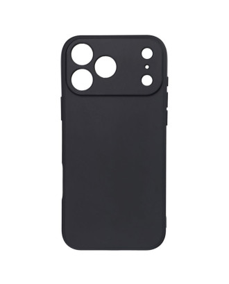 Capa de silicone COOL para iPhone 17 Pro Max (Preto)