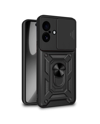 Capa COOL para iPhone 17 Hard Ring Preto