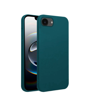 Capa de silicone COOL para iPhone 16e / 17e (Verde)