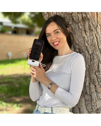 Bateria Externa Power Bank 5000 mAh COOL Cápsula Branco