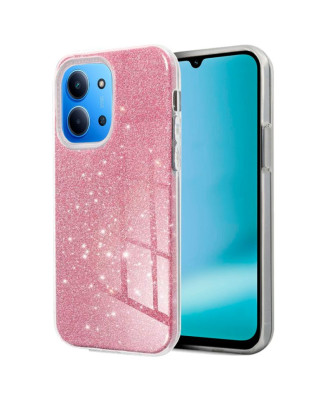 Capa COOL para Xiaomi Redmi 15C / 15C 5G / Poco C85 Glitter Rosa