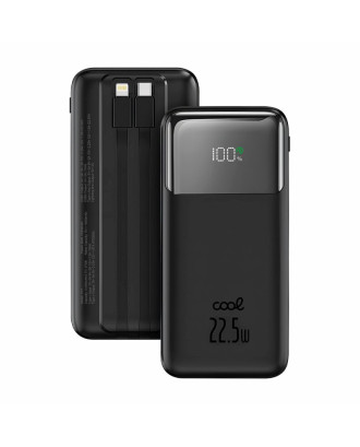 Bateria Externa Power Bank Carregamento Rápido 22.5W 10.000 mAh COOL Pocket Preto