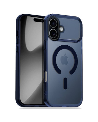 Capa COOL para iPhone 17 Magnética Colorful Azul-Marinho