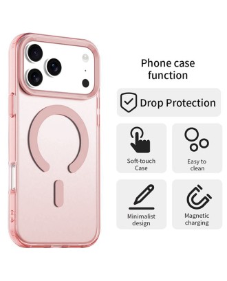 Capa COOL para iPhone 17 Pro Max Magnética Colorful Rosa