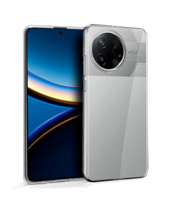 Capa de Silicone COOL para Xiaomi Poco F7 Pro 5G (Transparente)