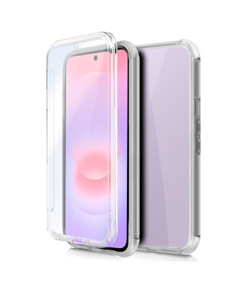 Capa COOL de Silicone 3D para Samsung A376 Galaxy A37 5G (Transparente Frente + Verso)