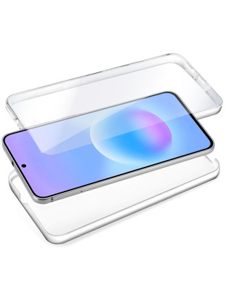 Capa COOL de Silicone 3D para Samsung A576 Galaxy A57 5G (Transparente Frente + Verso)