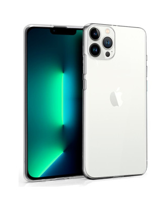 Capa de silicone COOL para iPhone 13 Pro (transparente)