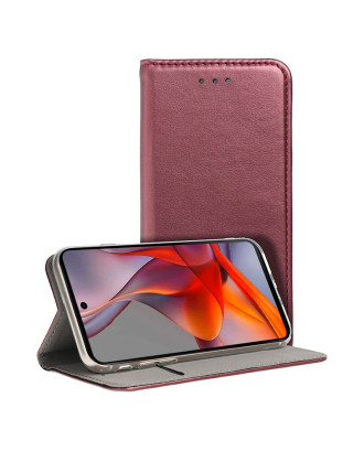 Capa Flip Cover COOL para Motorola Moto G75 5G Burgundy